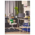 IKEA LÅNESPELARE ЛОНЕСПЕЛАРЕ, подставка для монитора, черный, 97x19 см 005.888.73 фото thumb №7