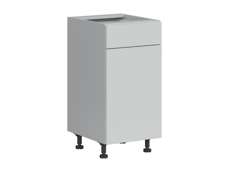 BRW Top Line кухонный базовый шкаф 40 см правый с ящиком светло-серый матовый, греноловый серый/светло-серый матовый TV_D1S_40/82_P/SMB-SZG/BRW0014 фото №2