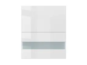 Кухонный шкаф BRW Top Line 60 см с поворотным дисплеем белый глянцевый, альпийский белый/глянцевый белый TV_G2O_60/72_OV/O-BAL/BIP фото