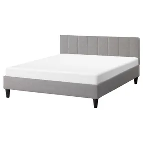 IKEA FALUDDEN ФАЛУДДЕН, каркас ліжка з оббивкою, сірий, 160x200 см 805.635.00 фото