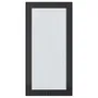 IKEA HEJSTA ХЭЙСТА, стеклянная дверь, антрацит / рифленое стекло, 40x80 см 805.266.40 фото