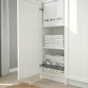 IKEA BILLY БІЛЛІ / OXBERG ОКСБЕРГ, стелаж панель / скляні дверцята, білий / скло, 120x30x202 см 792.817.90 фото thumb №3