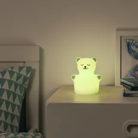 IKEA TÖVÄDER ТЁВЭДЕР, светодиодный ночник, медведь-батарейка 905.169.14 фото