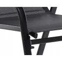 Набір садових меблів (столик+2 крісла+диван) MEBEL ELITE NATAN, чорний фото thumb №3