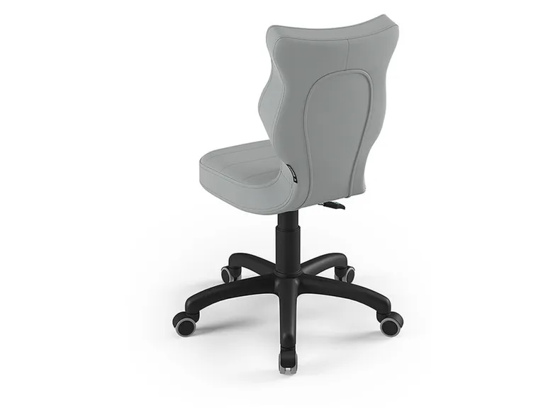 BRW Детский настольный стул серого цвета размер 4 OBR_PETIT_CZARNY_ROZM.4_VELVET_03 фото №3