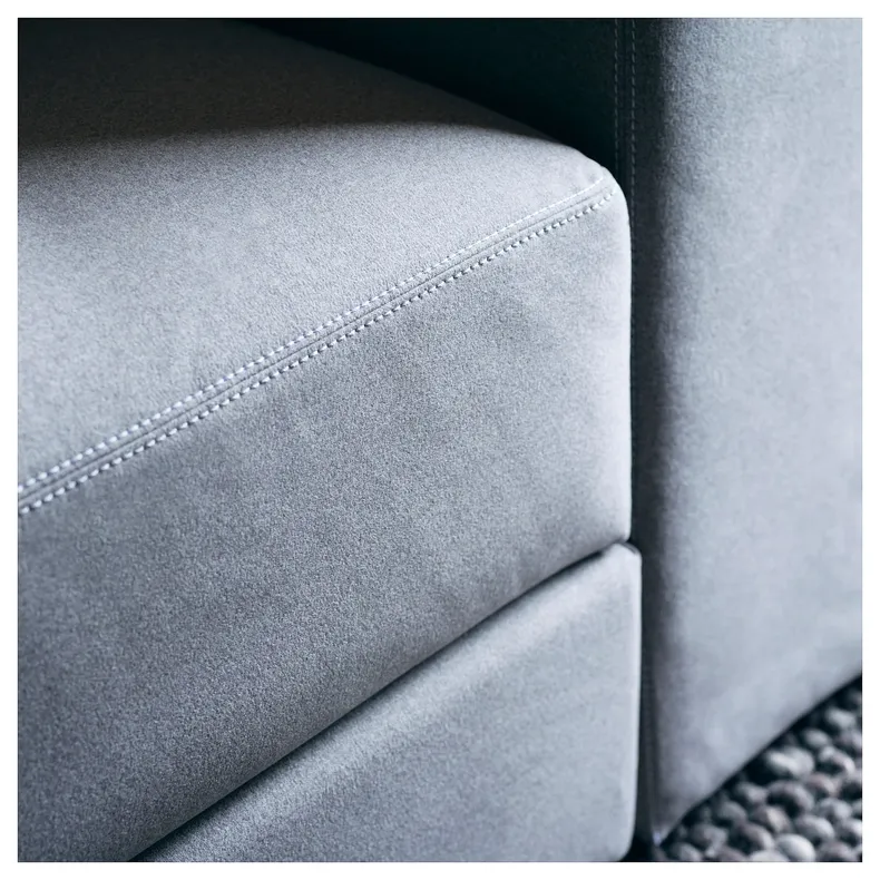 IKEA JÄTTEBO ЄТТЕБУ, 2-місний модульний диван, з узголів'ям / ТОНЕРУД сірий 195.104.12 фото №5