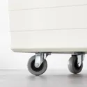IKEA SOCKERBIT СОККЕРБИТ, контейнер на колёсах с крышкой, белый, 38x51x37 см 092.075.72 фото thumb №2