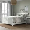 IKEA IDANÄS ИДАНЭС, каркас кровати с ящиками, белый / Лейрсунд, 140x200 см 193.922.20 фото thumb №4