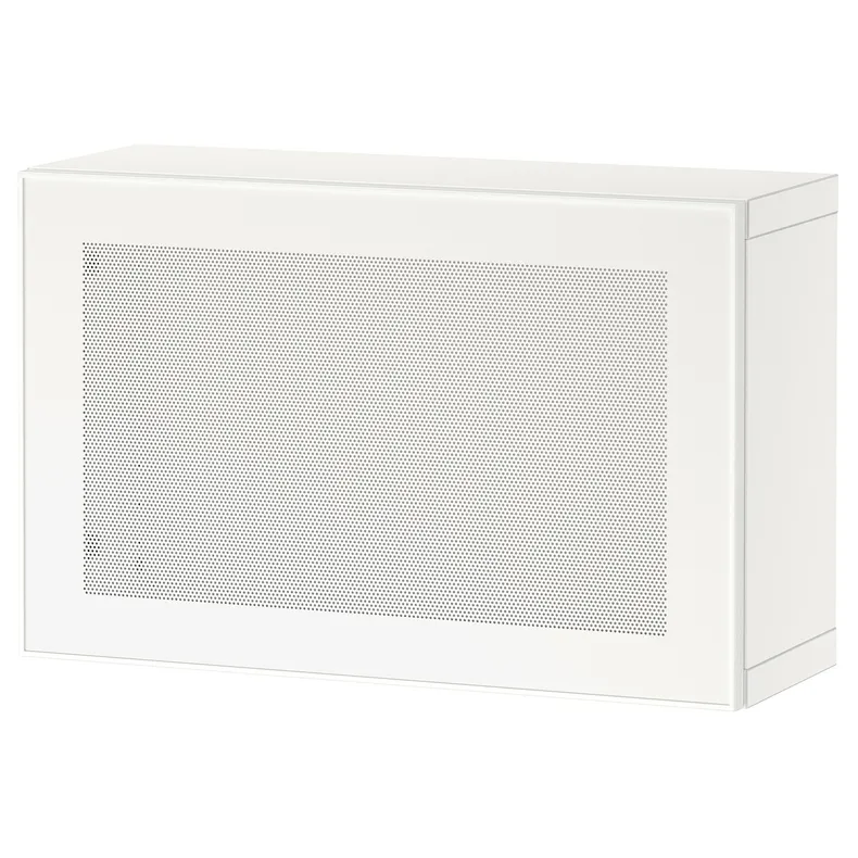 IKEA BESTÅ БЕСТО, комбинация настенных шкафов, белый / Мертвикен белый, 60x22x38 см 594.292.69 фото №1