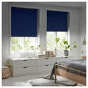 IKEA FRIDANS ФРІДАНС, затемнювальна рулонна штора, синій, 180x195 см 903.968.98 фото thumb №2