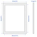 IKEA FISKBO ФІСКБУ, рамка, чорний, 30x40 см 502.956.60 фото thumb №4