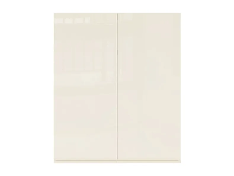 BRW Одномісна дводверна кухонна шафа 80 см магнолія глянцева, альпійський білий/магнолія глянець FH_G_80/95_L/P-BAL/XRAL0909005 фото №1