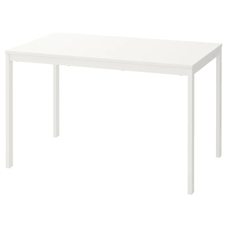IKEA VANGSTA ВАНГСТА, розкладний стіл, білий, 120/180x75 см 803.615.64 фото №1