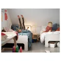 IKEA BARNDRÖM БАРНДРЁМ, пододеяльник и наволочка, рисунок сердца белый / розовый, 150x200 / 50x60 см 605.043.66 фото thumb №10