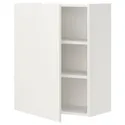 IKEA ENHET ЭНХЕТ, навесной шкаф с 2 полками / дверцей, белый, 60x32x75 см 193.209.78 фото thumb №1