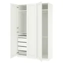 IKEA PAX ПАКС / GULLABERG ГУЛЛАБЕРГ, гардероб, комбинация, белый/белый, 150x60x236 см 095.635.47 фото thumb №1