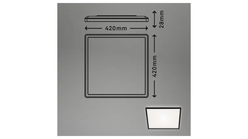 BRW Slim Led, плафон 085546 фото №4
