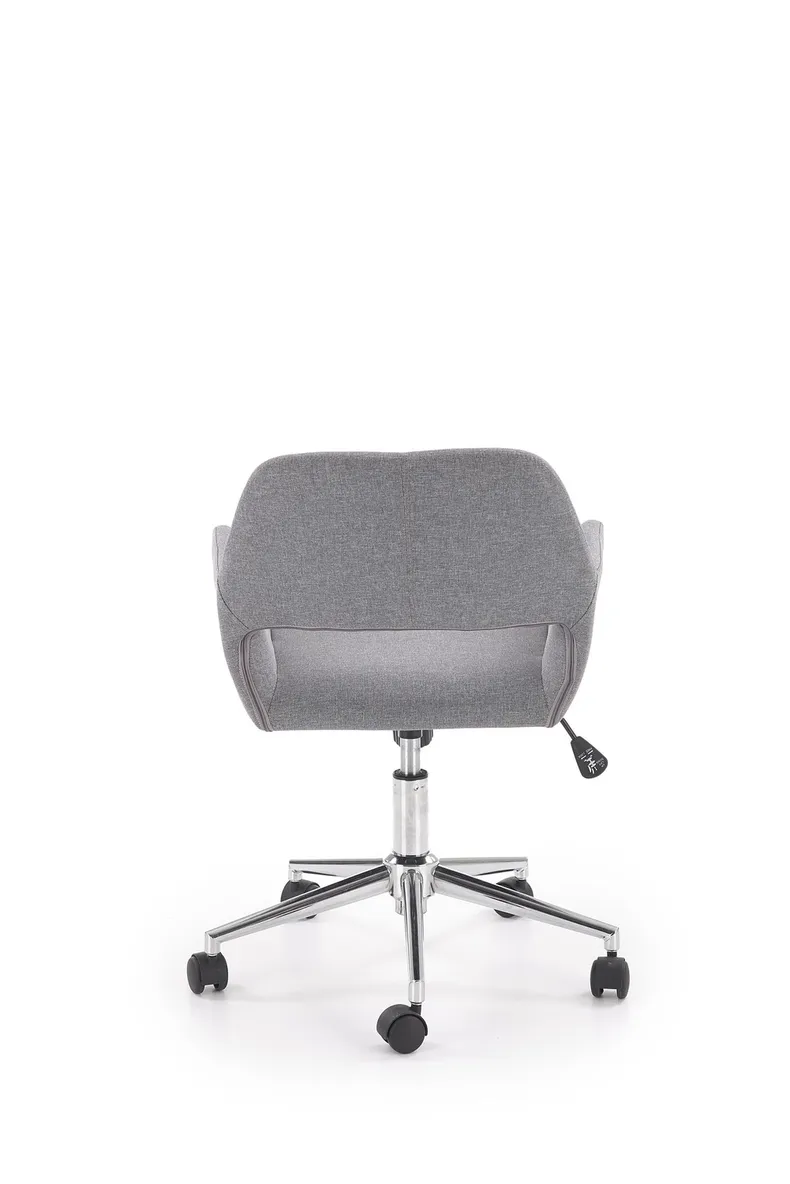 Крісло комп'ютерне офісне обертове HALMAR MOREL, сірий, тканина фото №6
