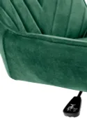 Крісло комп'ютерне офісне обертове HALMAR RICO, зелений оксамит фото thumb №7