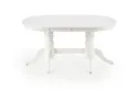 Обідній стіл розкладний HALMAR JOSEPH 150-190x90 см білий фото thumb №11