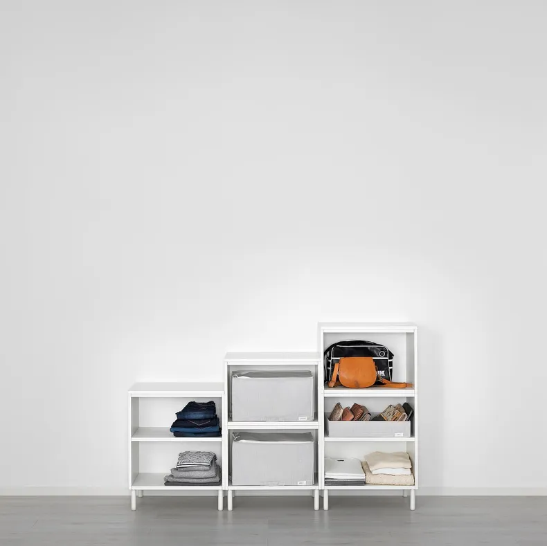 IKEA PLATSA ПЛАТСА, шафа з 5 дверцятами, білий/КАЛЬБОДЕН під сосну, 180x42x113 см 395.009.78 фото №3