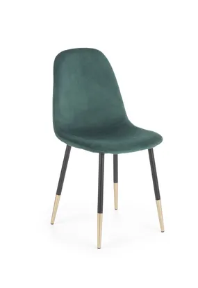 Кухонний стілець HALMAR K379 темно-зелений (1шт=4шт) фото