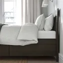 IKEA IDANÄS ИДАНЭС, каркас кровати с ящиками, тёмно-коричневый с пятнами, 140x200 см 204.588.61 фото thumb №4