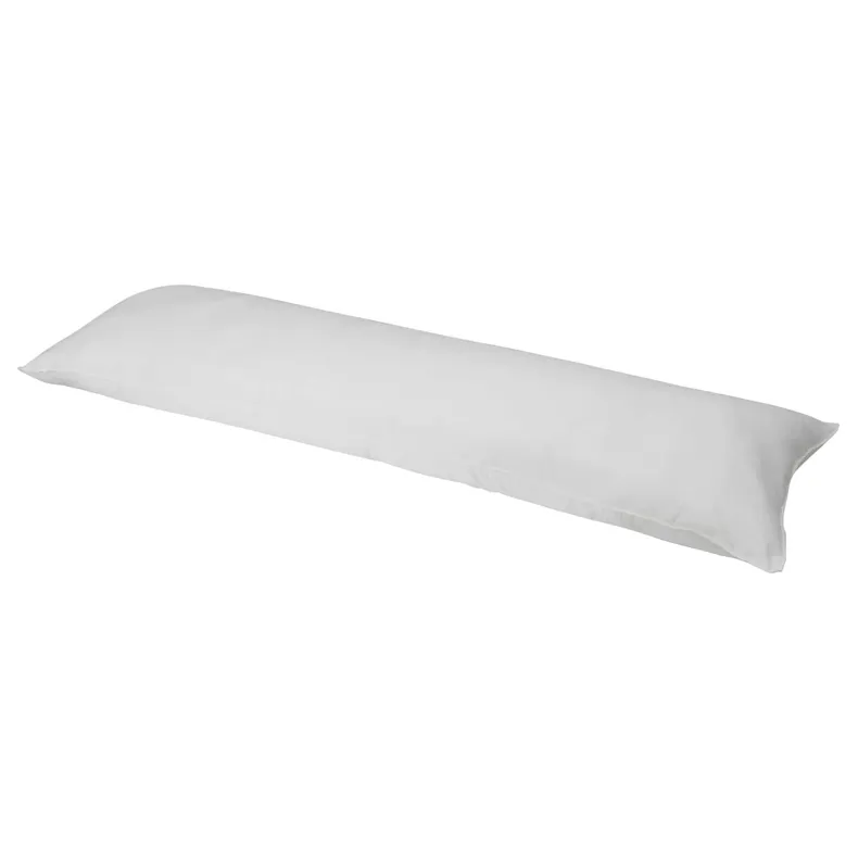 IKEA KLOTULLÖRT КЛОТУЛЛОРТ, подушка для тіла, білий, 40x140 см 003.624.40 фото №1