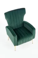 Крісло м'яке HALMAR VARIO темно-зелене фото thumb №9