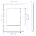 IKEA RÖDALM РЁДАЛЬМ, рама, красный, 30x40 см 605.663.64 фото thumb №6