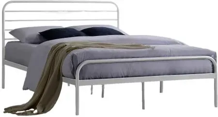 Кровать двухспальная SIGNAL BOLONIA, белый, 140x200 фото №1