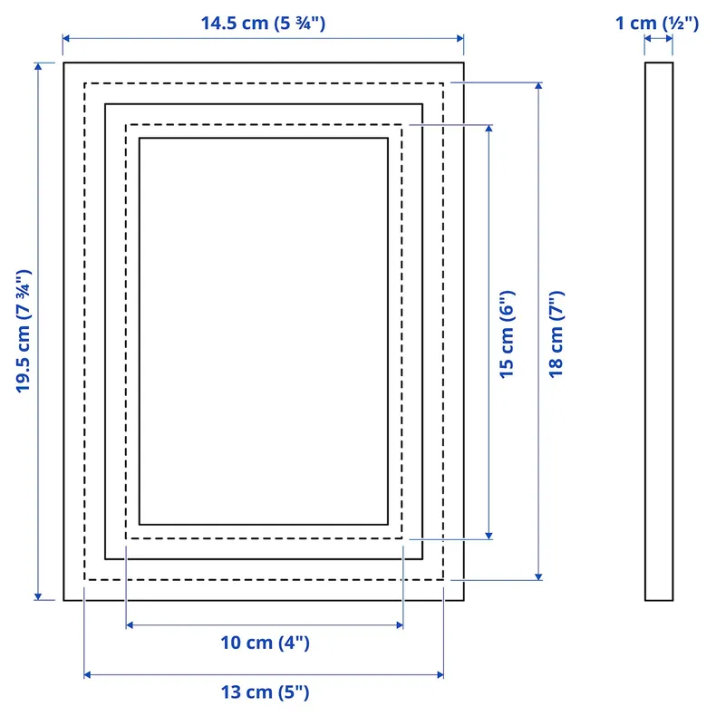 IKEA LOMVIKEN ЛОМВІКЕН, рамка, золотистий колір, 13x18 см 905.181.97 фото №5