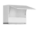 BRW Одиночна кухонна шафа 60 см з витяжкою білий глянець, альпійський білий/глянцевий білий FH_GOO_60/50_O_FL_BRW-BAL/BIP/IX фото thumb №3