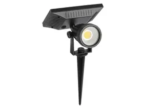 BRW VT-952 Світлодіодний садовий світильник з наземним приводом у пластиковому корпусі чорного кольору 093641 фото