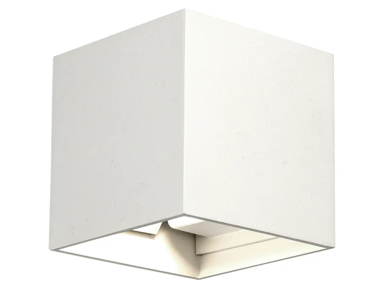 BRW Настенный светодиодный светильник Lima для наружного применения алюминиевый белый 067026 фото №1