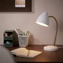 IKEA ISNÅLEN ІСНОЛЕН, LED робоча лампа, колір білий / латунь 605.012.64 фото thumb №4