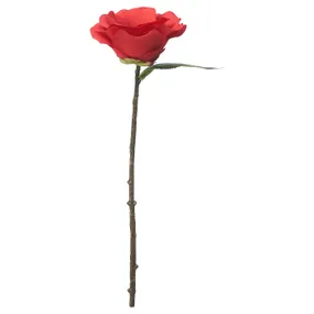 IKEA SMYCKA СМИККА, цветок искусственный, внутренняя/наружная/камелия красная, 28 см 505.717.90 фото