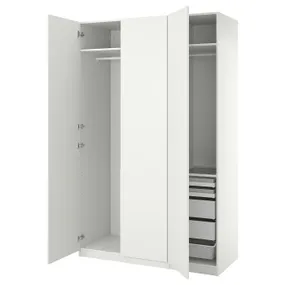 IKEA PAX ПАКС / FORSAND ФОРСАНД, гардероб, комбинация, белый / белый, 150x60x236 см 995.016.54 фото