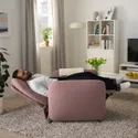 IKEA EKOLSUND ЕКОЛЬСУНД, крісло розкладне, Гарматний світло-рожевий 592.971.84 фото thumb №4