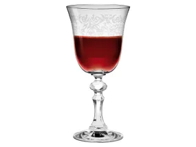 BRW Набор бокалов для красного вина Krosno Krista с декором 6 шт. 220 мл 042167 фото