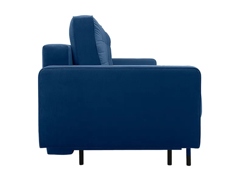 BRW Трехместный диван-кровать Bloom с велюровым хранилищем, темно-синий, Соло 263 синий SO3-BLOOM-LX_3DL-G1_B87958 фото №3