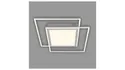 BRW Стельовий світильник на 2 точки Frame Center Led сріблястий 085505 фото thumb №2