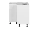 BRW Угловой кухонный шкаф Sole 80 см белый глянец, альпийский белый/глянцевый белый FH_DNW_90/82_P/L-BAL/BIP фото thumb №1