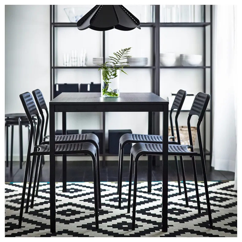 IKEA ADDE АДДЕ, стілець, чорний 902.142.85 фото №2