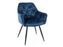 Кресло SIGNAL CHERRY Velvet, Bluvel 86 - темно-синий фото thumb №11