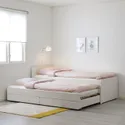 IKEA SLÄKT СЛЭКТ, выдвижная кровать с ящиком, белый, 90x200 см 992.394.51 фото thumb №2