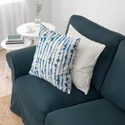 IKEA EKTORP ЭКТОРП, 3-местный диван, с шезлонгом/Hillared темно-синий 094.305.43 фото thumb №2