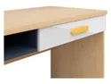 Письмовий стіл BRW Wesker, 120х59 см, дуб польський/синій/білий глянець BIU1S-DANA/UG/BIP фото thumb №4