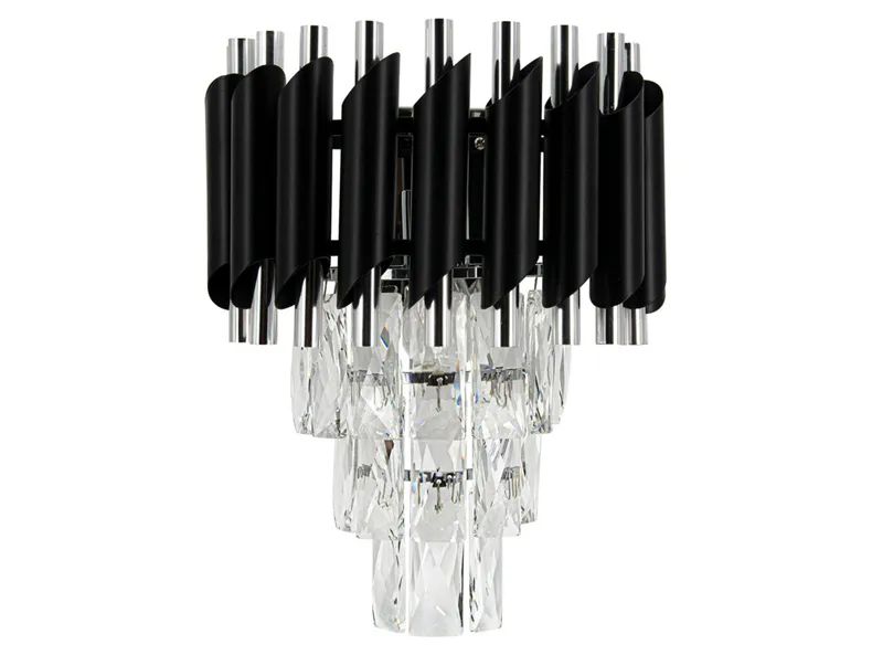 BRW Настенный светильник Toledo из металла черного и серебристого цвета 094762 фото №1