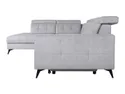 BRW Лівосторонній кутовий диван Barletta зі спальною функцією та ящиком для зберігання сірий, Бульбашка 7 NA-BARLETTA-BL_A_2F-GB_BBEF52 фото thumb №6